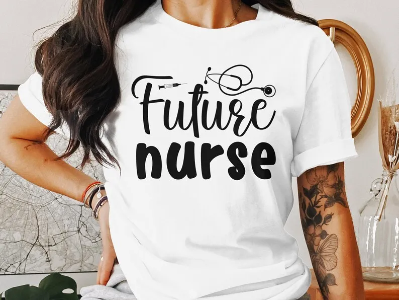 

Future Nurse T-Shirt, Medical Student Gift, Nursing School Tee, Graduation Present, Nurse Appreciation, Healthcare Worker Shirt