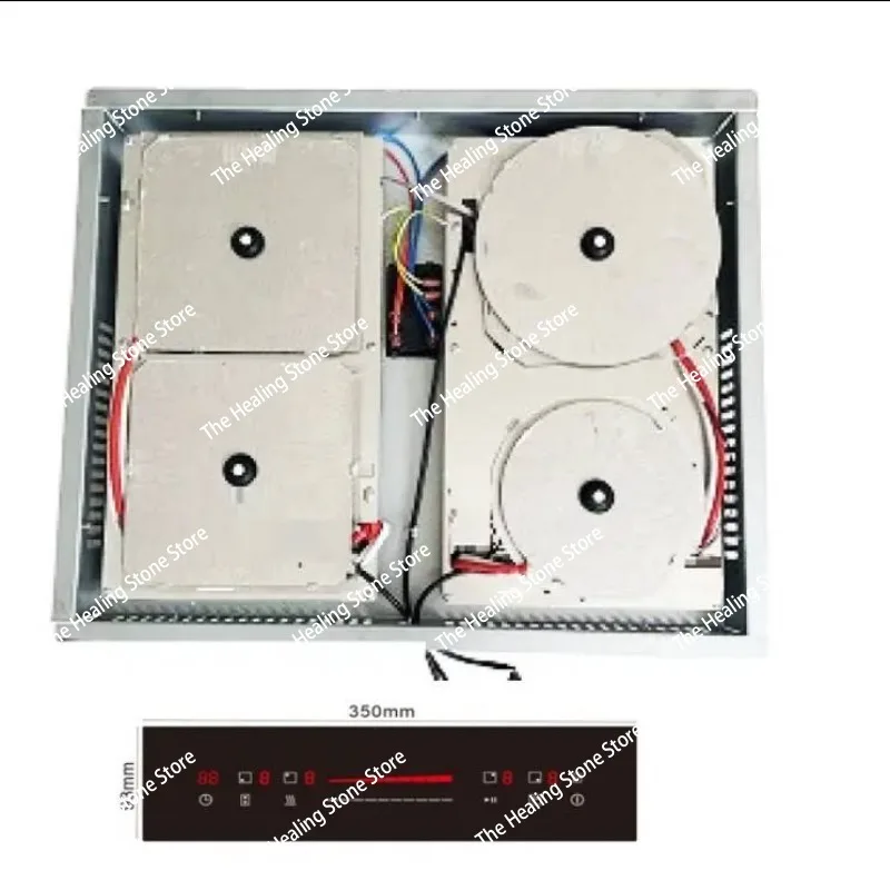 Household hidden rock slab induction concealed furnace embedded 1-4 multi-head furnace infrared electromagnetic