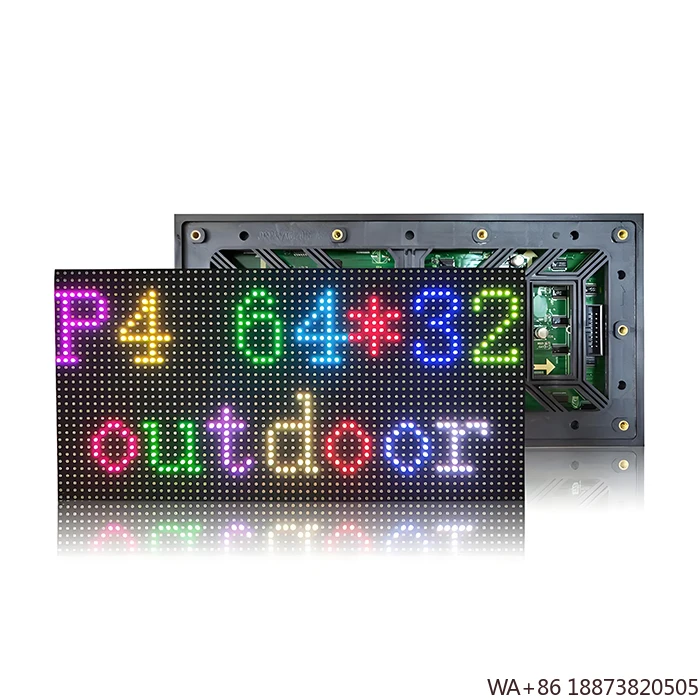 LED عرض في الهواء الطلق P4 لوحة مقاومة للماء 320*160 مللي متر SMD كامل اللون ملصق IP65 الصف مقاوم للماء لافتات في الهواء الطلق #3