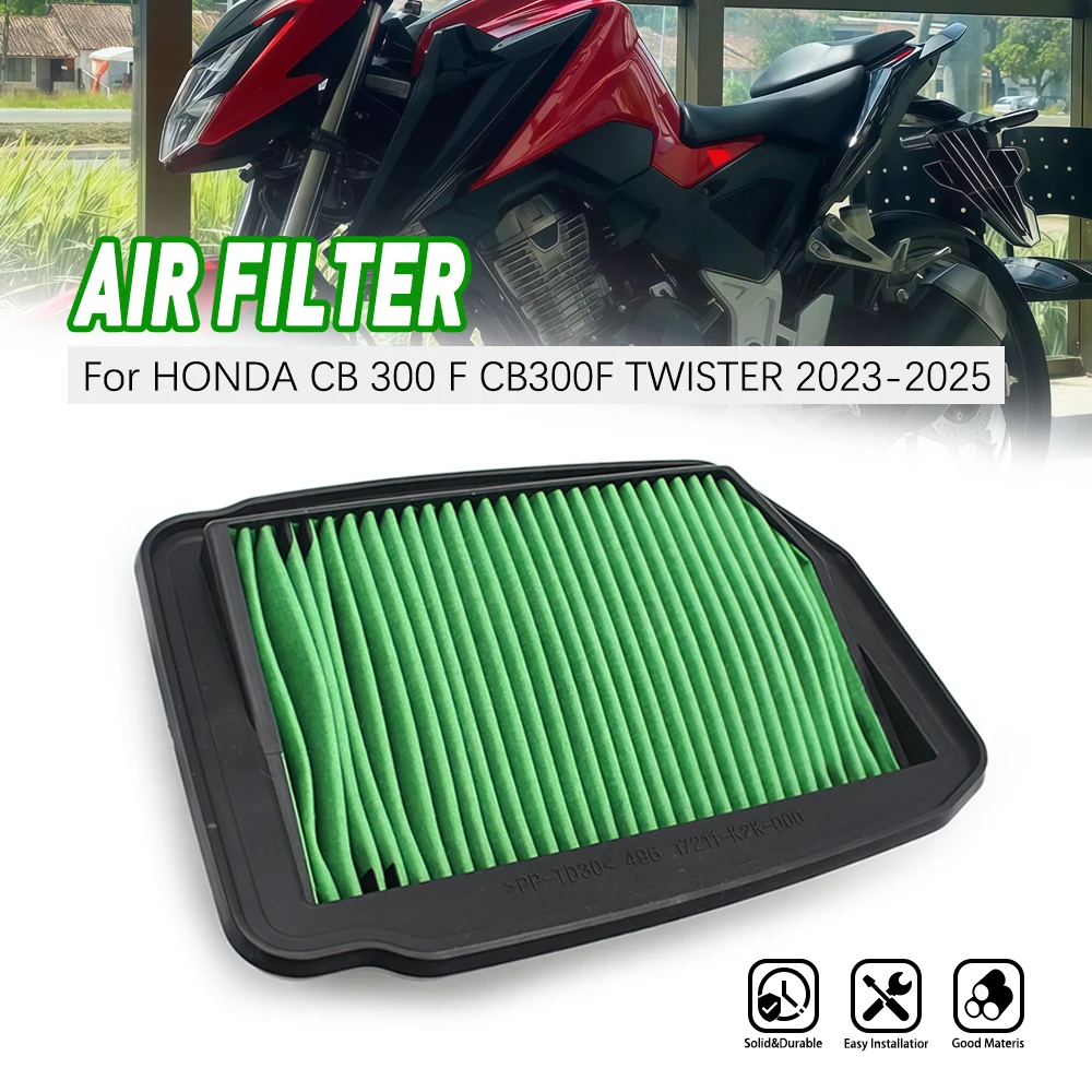 

Motorcycle Air Filter Element For Honda CB 300 F CB300F TWISTER 2023 2024 2025 17211-K2K-D00