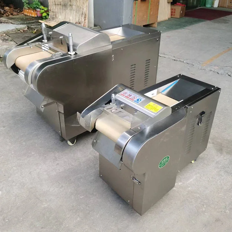 Large commercial canteen vegetable cutter, fully automatic, fruit and vegetable