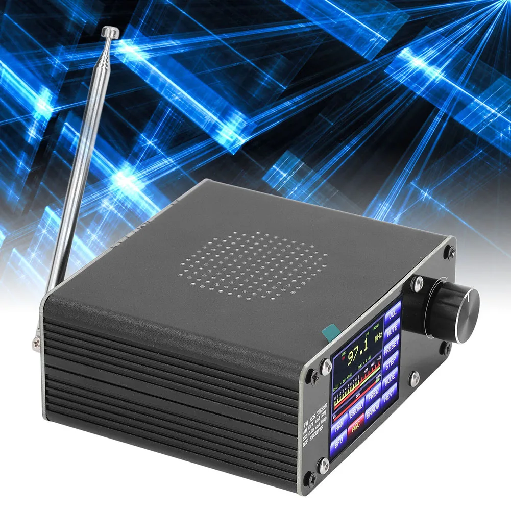 2 4 بوصة تعمل باللمس سبائك الألومنيوم ATS100 SI4732SI4735 كامل النطاق راديو استقبال يدعم SSB ل MW SW وترددات FM #6