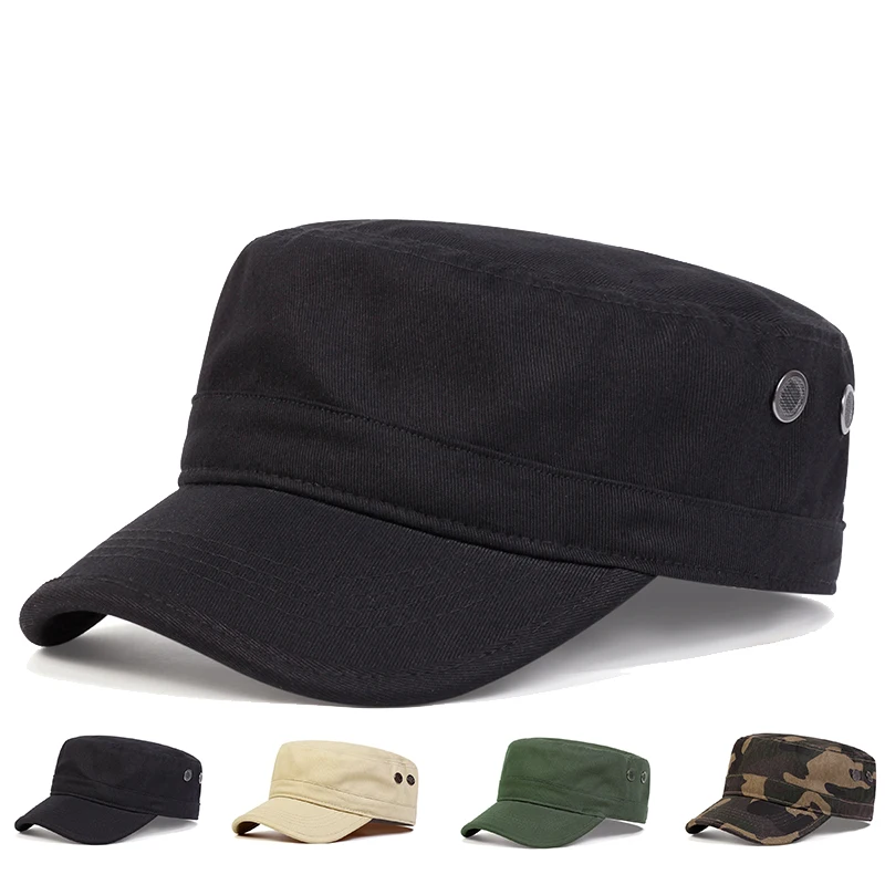 Gorras de Béisbol Unisex con Camuflaje y Diseño de Poros, Gorras de Marinero de Primavera y Otoño, Gorras Militares de Capitán para Hombre