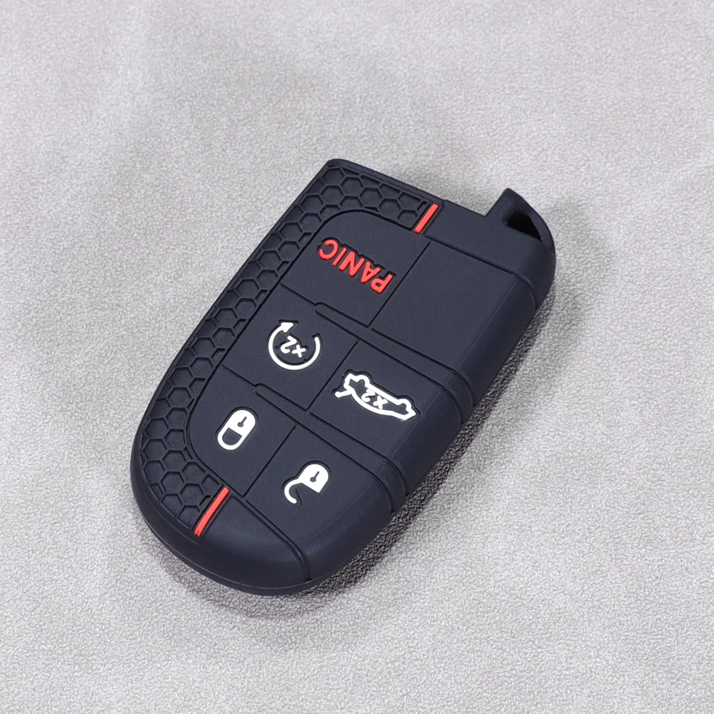 Silikon-Smartkey-Hülle Passend für Jeep Grand Cherokee WK2 2014-2021 Cherokee KL 2014-2023 Dodge Dart 2013-2016 Durango 2014-2026 – Detail 10