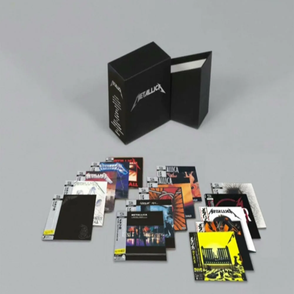 CD ‘Metallica SHM-CD Paper Jacket Collection’ Japanese Limited Edition 21-CD Set of the American Heavy Metal Band Metallica