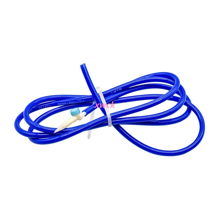 6 meters Dental Chair Water Hose External Ultrasonic Scaler Turbine Water Hose Air Hose 6*4MM with Cap Piercer