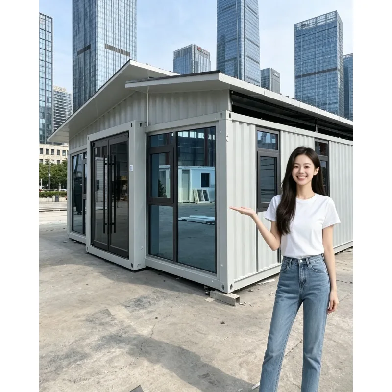 Hot Sale Folding Container House Prefabricated Movable Modern Expandable Container House 2 3 Bedroom Shipping House Container