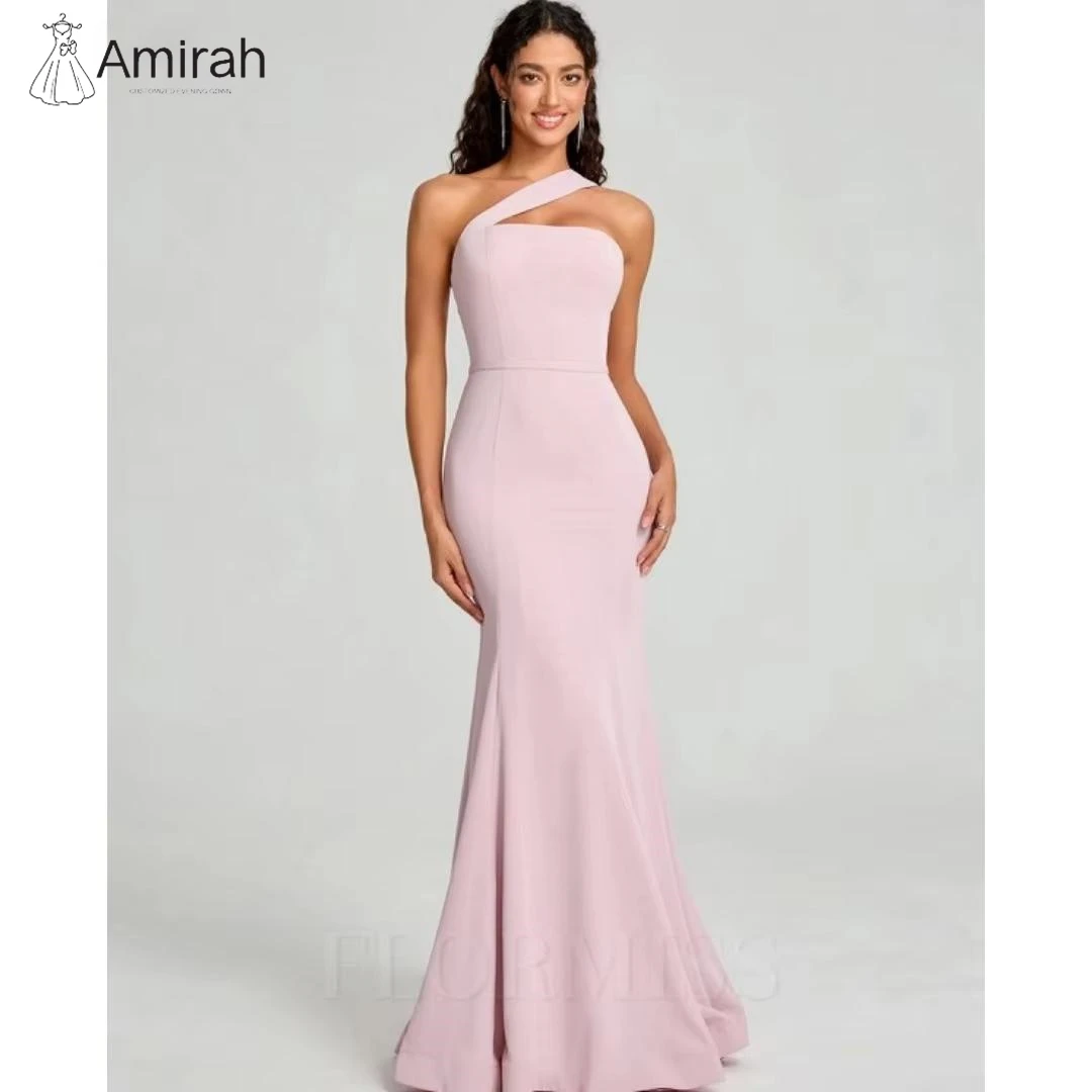 

Amirah Fish Tail Elegant Party Dresses for Wedding Woman Pink Women Evening Dress 2025 Custom Made Prom Dresses Luxury Ball Gown