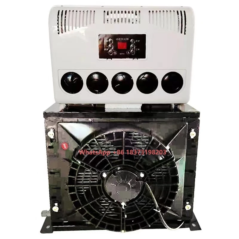 Large truck parking air conditioner 24v12v DC frequency conversion independent refrigeration vehicle electric air conditioner