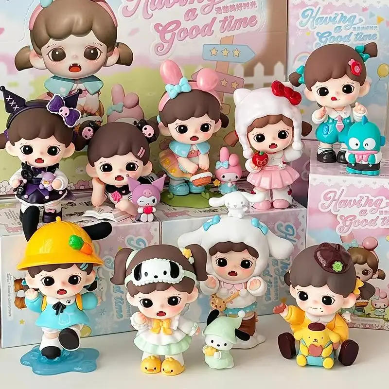 

Genuine Baby Zoraa Having A Good Time Series Blind Box Co-Branded Item Toys Kawaii My Melody Anime Figurine Customized Gif