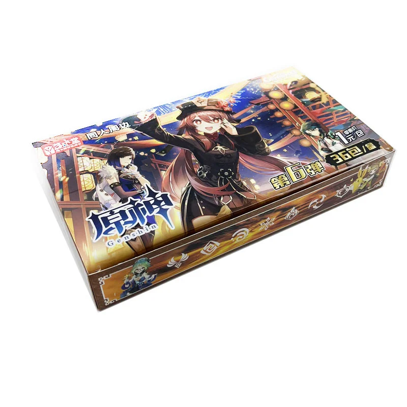 Genshin Impact Cards Mystery Box Toys Anime TCG Game Pack Booster Box Rare SSR Blind Boxes Collection Toys For Children Gifts