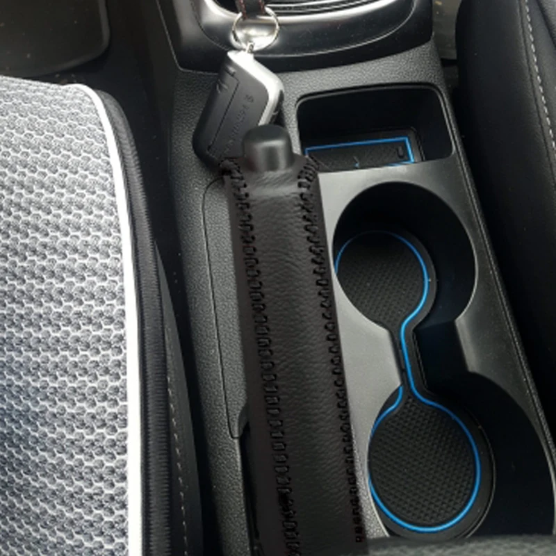 Picture 7: Car Leather Gear Handbrake Cover for MW Mini Cooper X5 X1 E46 E90 E60 F10 F30 E39 E36 F20 E87 E92