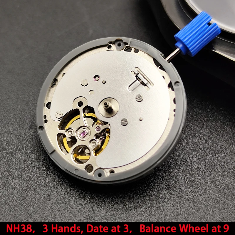 NH38/NH38A Mechanical Automatic Watch Movement Replacement Whole Movement Fit for NH38/NH38A Spare Parts Accessories Wristwatche