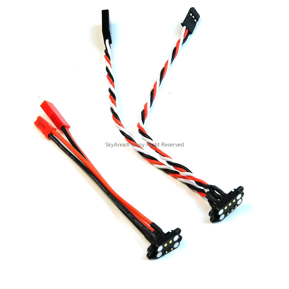 SkyArea كابل تمديد مغناطيسي عالمي JR /JST لبطارية طراز RC UBEC