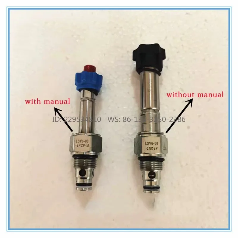 LSV6-08-2NCSP-M threaded cartridge valve two-position two-way two-way check valve LSV6-08-2NOSP-M AC110V