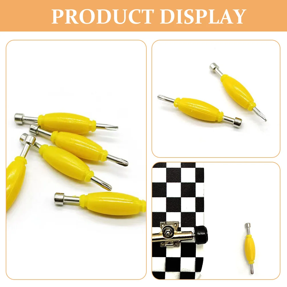 ไขควงซ่อมฟิงเกอร์บอร์ด 8 ชิ้น แบบสองหัว ขนาดเล็ก ทำจากโลหะ แข็งแรง ทนทาน สำหรับซ่อมล้อแบบลูกปืนเดี่ยวและคู่