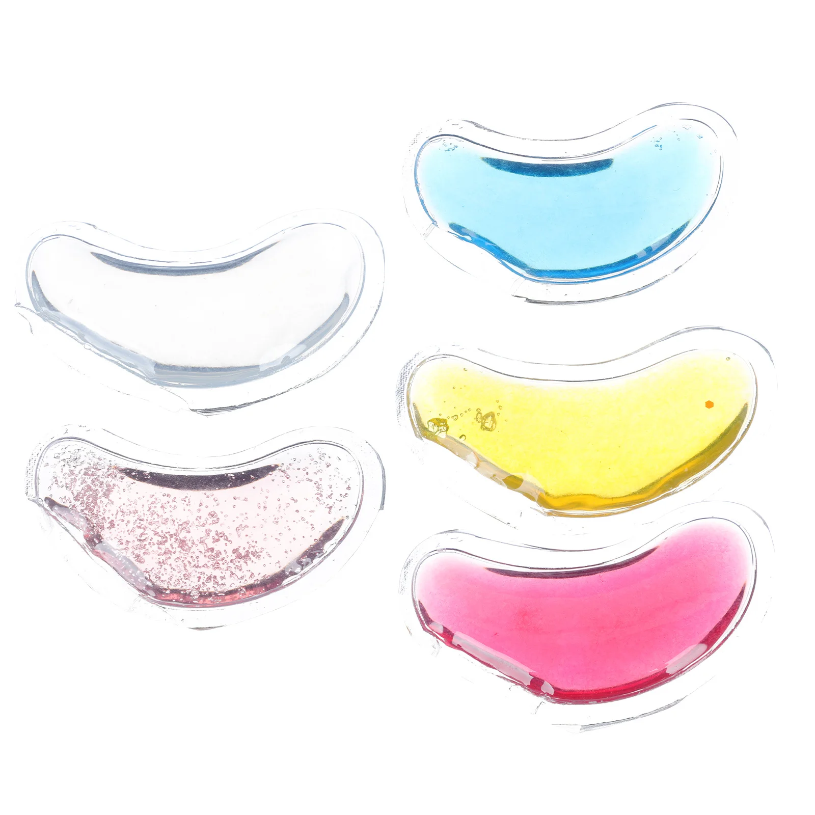 5 uds parche para el cuidado de los ojos almohadillas de hielo de Gel tratamiento de ojos reutilizable frío caliente máscaras de enfriamiento para ojeras