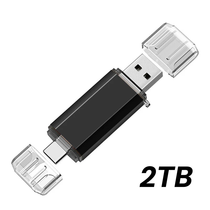 Neuer 16TB 2-in-1 OTG USB-Stick 3.0 Typ C 8TB 4TB 2TB Pendrive für iPhone Samsung Huawei Xiaomi Android Laptop Speicherstick