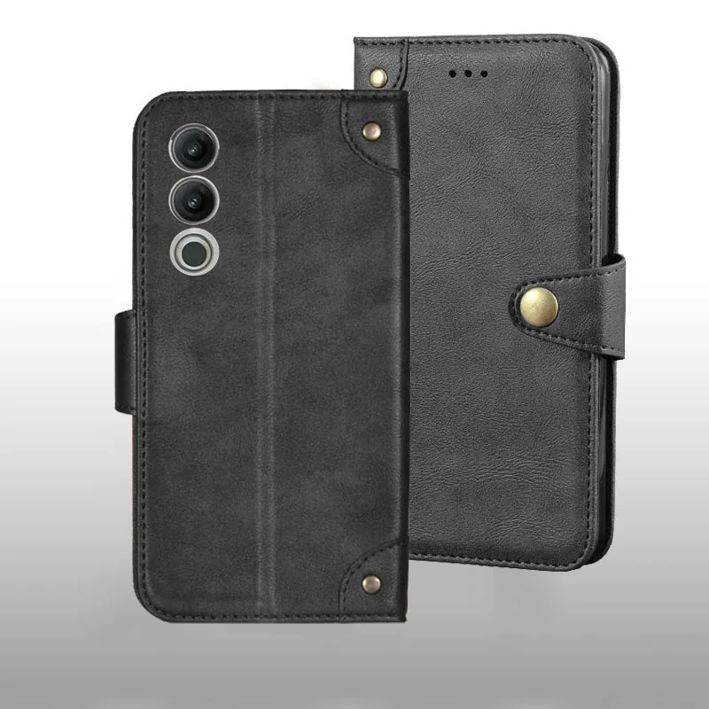 

For Doogee Blade 10 Power case Metal Buckle retro Leather Back Case Cover For Doogee Blade 10 Power Phone Accessories