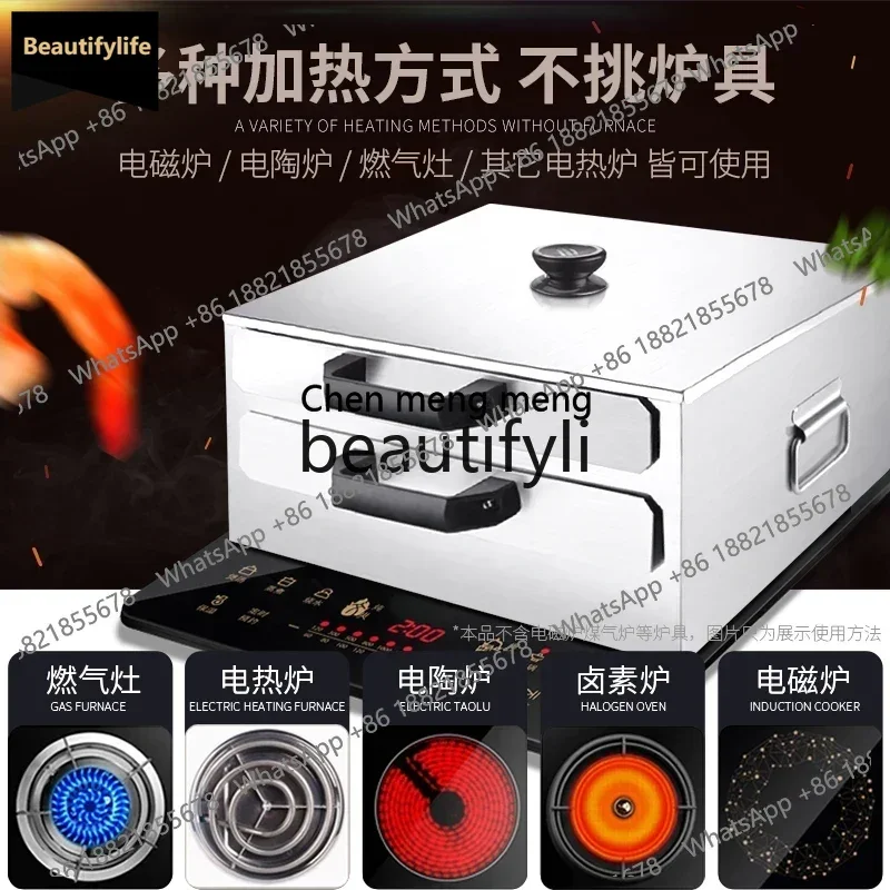 

Пароварка-комфортер A56 из нержавеющей стали 304, мини-набор для семьи, пароварка для лапши/пасты Lachan из Гуандуна