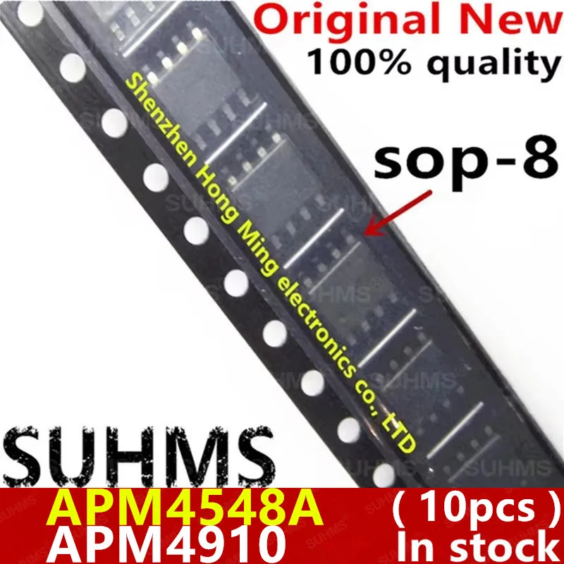 Apm4548a apm4910 APM4910KC-TRL APM4548AKC-TRG sop-8、100% 新品、10個