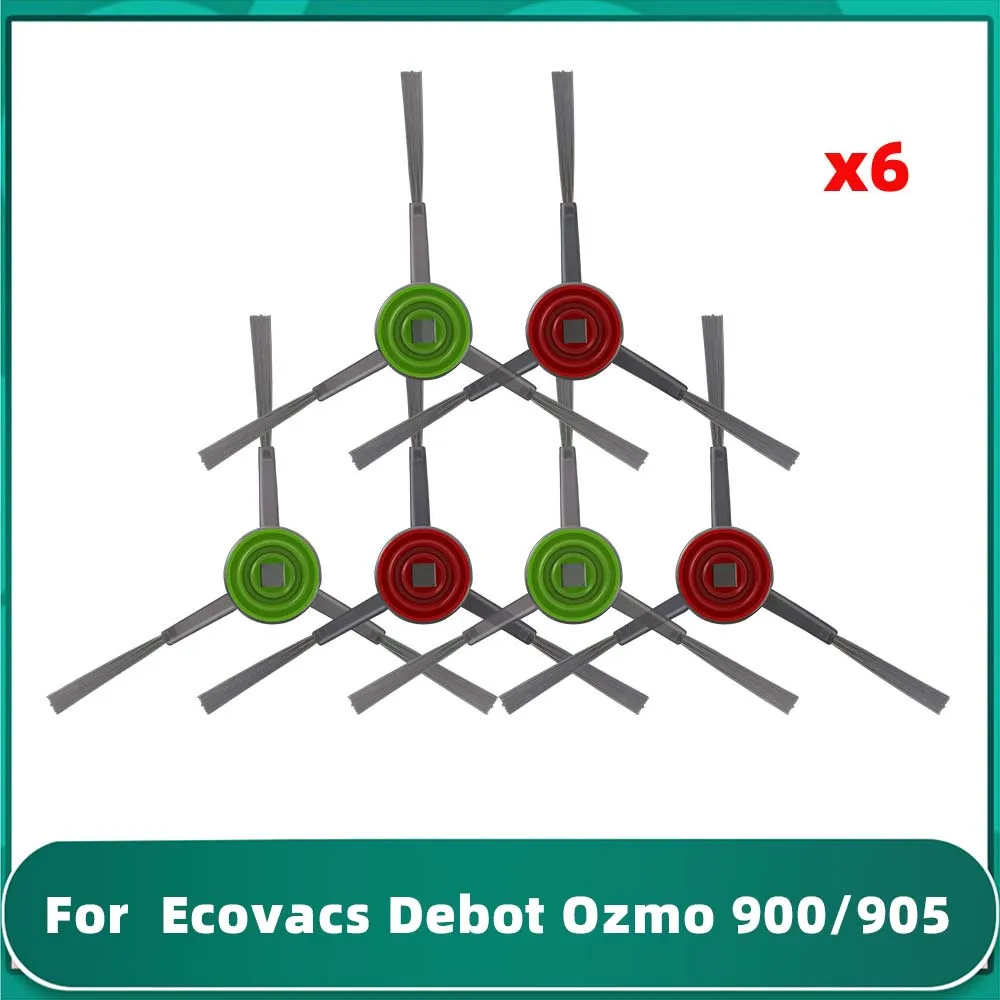 Robótico Aspirador Acessórios, Lateral Rolo Escova Filtro, Mop Panos, Compatível para Ecovacs Debot OZMO 900, DN55, 905