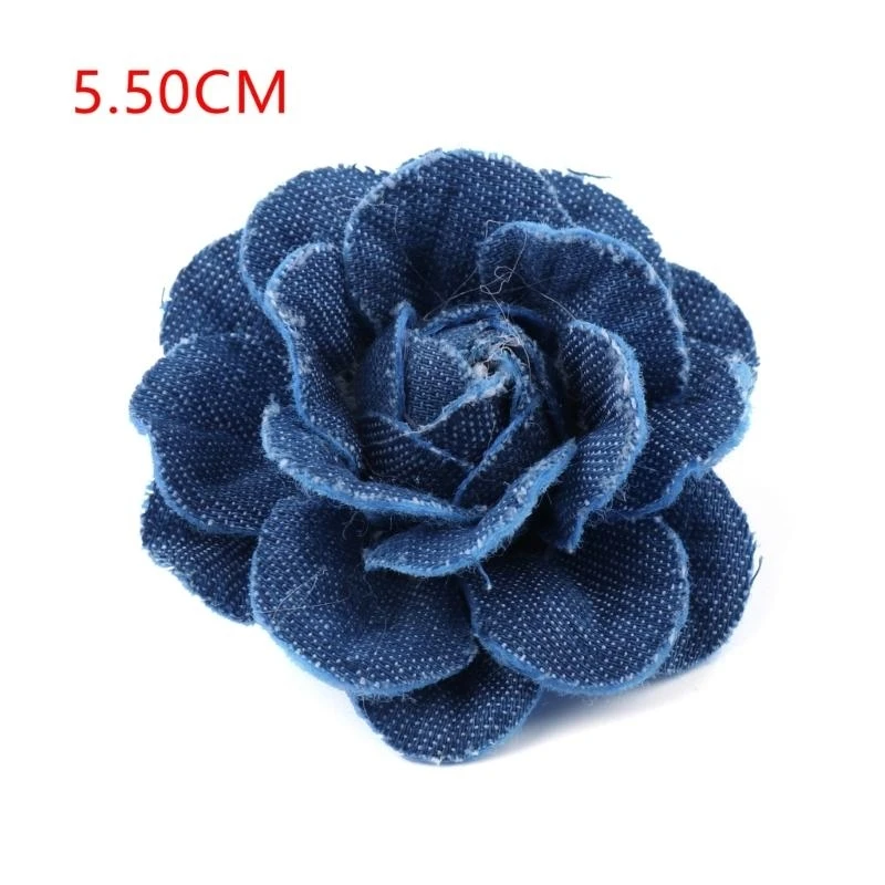 5pcs Korean Fabric Flowers for DIY Crafts and Sewing Projects