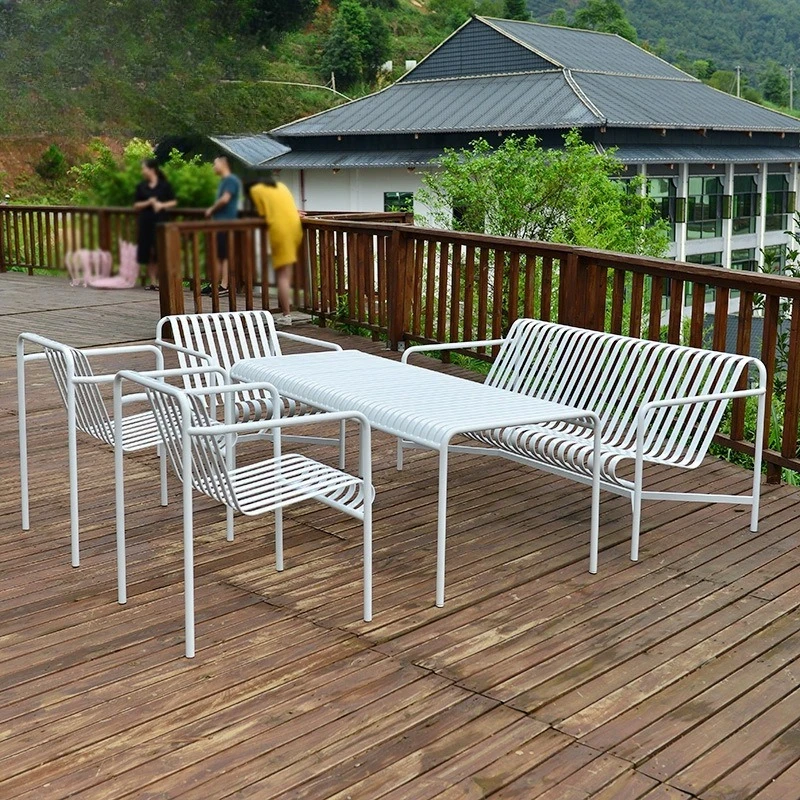 Villas, gardens, courtyards, tables and chairs, leisure outdoor cafes, milk tea shops, tables and chairs, waterproof and sun-pro