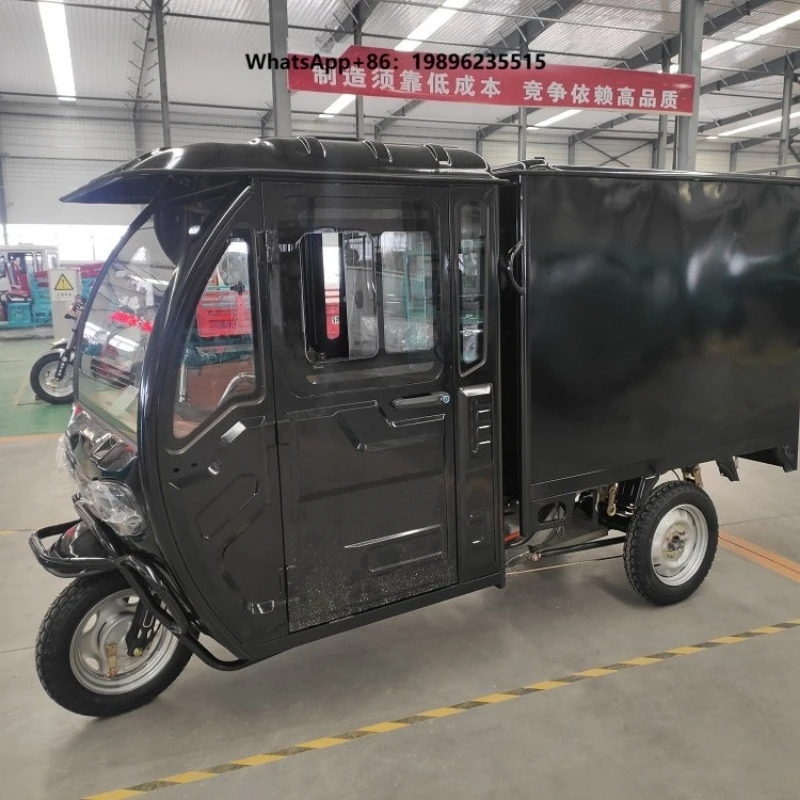 140-150km Super Long Range 1000w 30-35km/hr Max Speed Big Rear Box 3 Wheel  Cargo Electric Tricycle