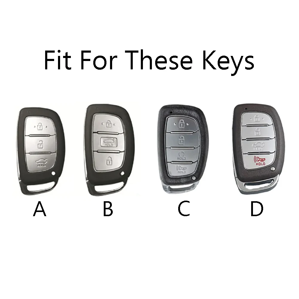 Graffiti Car Key Case Cover For Hyundai HB20 Creta ix25 IX35 I45 ix45 i10 i30 Santa Tucson Fe Solaris Accent I40 I20 Verna Elant