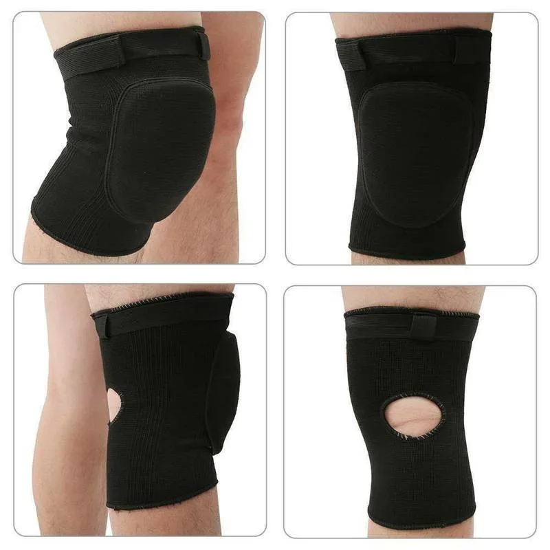 1PC Silicone Knee Pads Full Knee Brace Strap Patella Medial Support Strong Meniscus Compression Protection Sport Pads Dancing