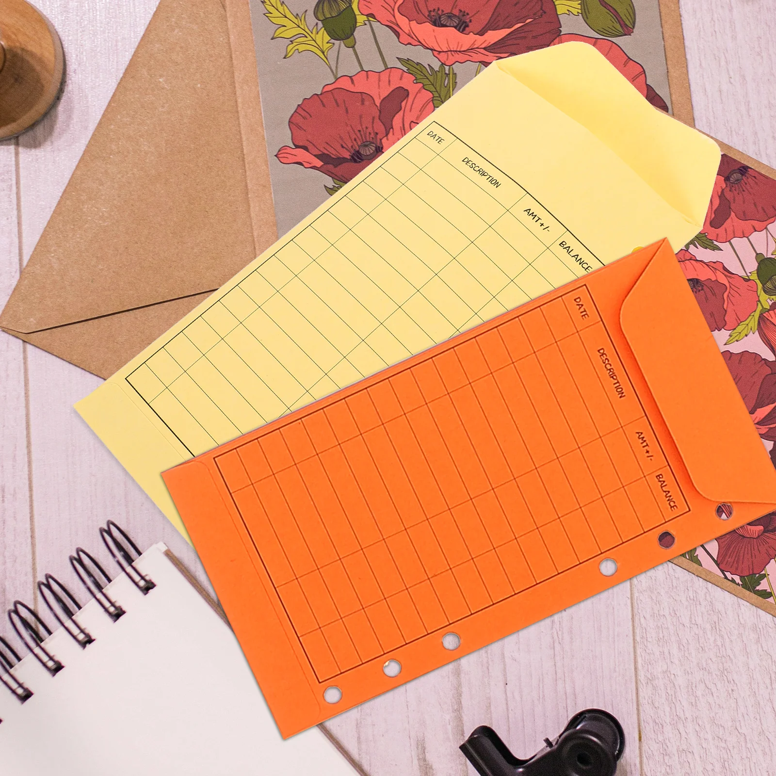

Mail Bags for Colorful Envelope Set Litmus Paper Reusable Money Envelopes Wallet