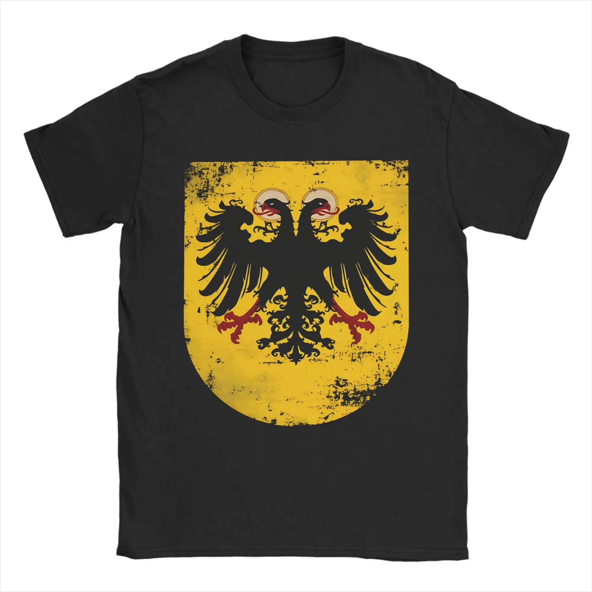 

Футболка с гербом Святой Римской империи в Германии, пляжная забавная футболка Y2K, хлопковая футболка в стиле хип-хоп для взрослых, футболки с короткими рукавами