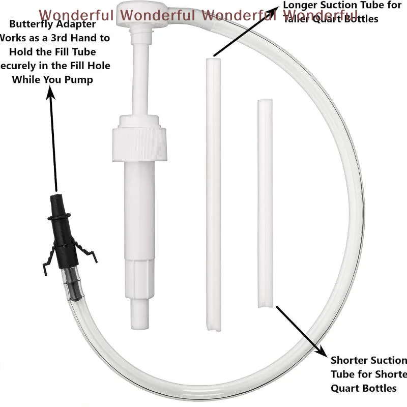 

1 Set Transfer Pump Designed for Auto Transmission Differential Fluid Flexible Tube Car Oil Change Maintenance Tool