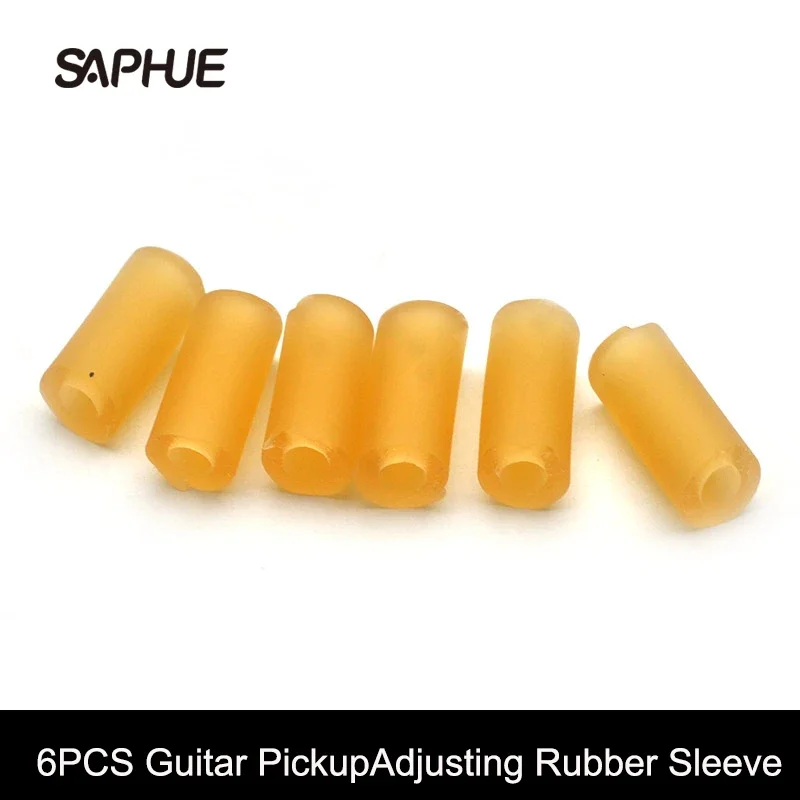 

6PCS Adjusting Rubber Sleeve Reduce the Noise 3X6mm Electirc Guitar Pickup Height Guitar Parts