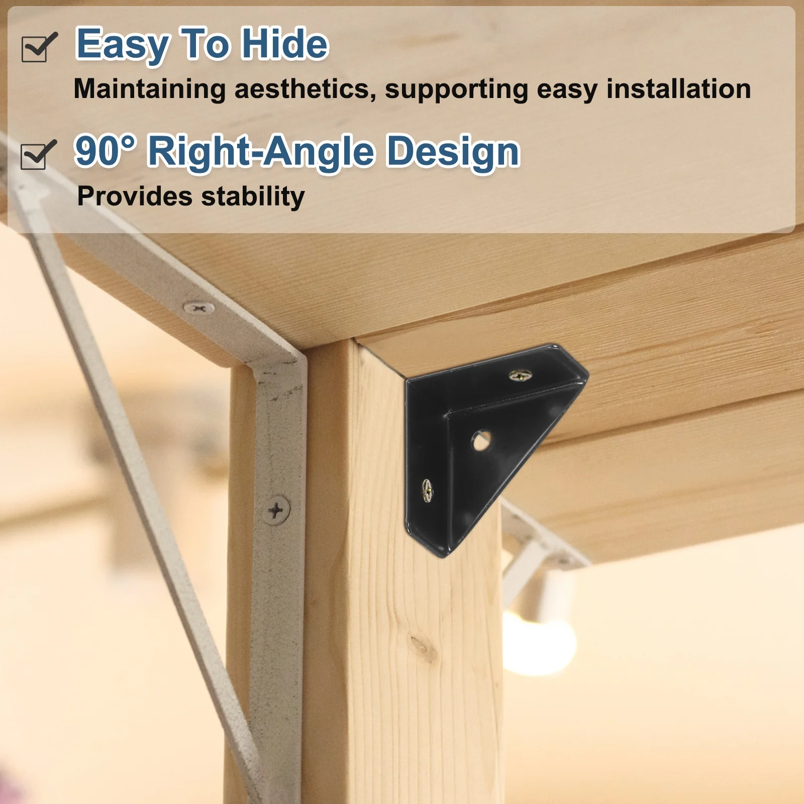 Suporte de canto triangular de - Woodworking X Brace avaliação e preço