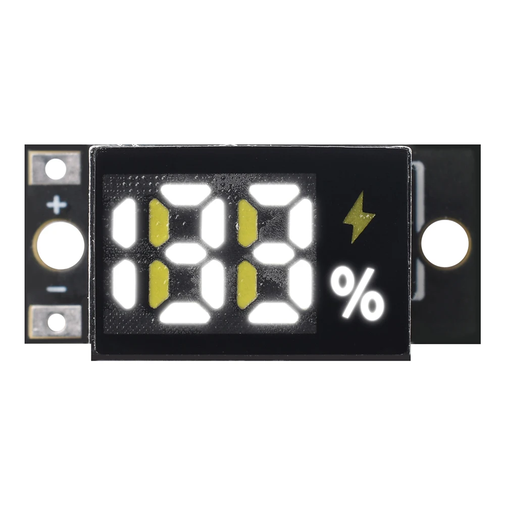 Mini Battery Level Indicator Module 1S-4S Lithium Battery Accurate Percentage Display Low Power Consumption for LiFePO4 battery