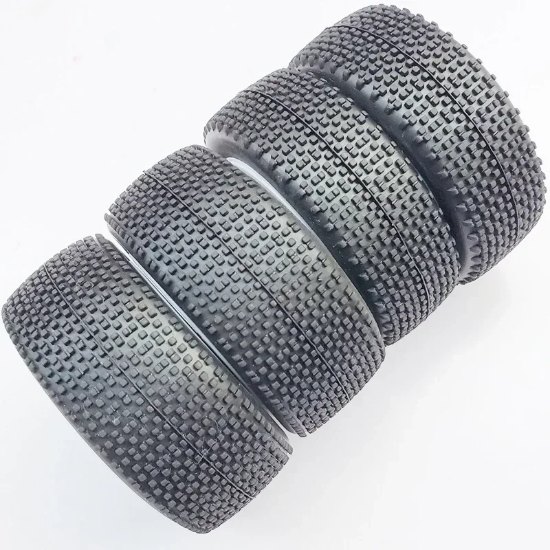 For Wltoys 144001 124018 124019 LC Racing 1/12 1/14 RC Car Upgrade Parts Accessories 4Pcs 73mm Tires Tyre Wheel