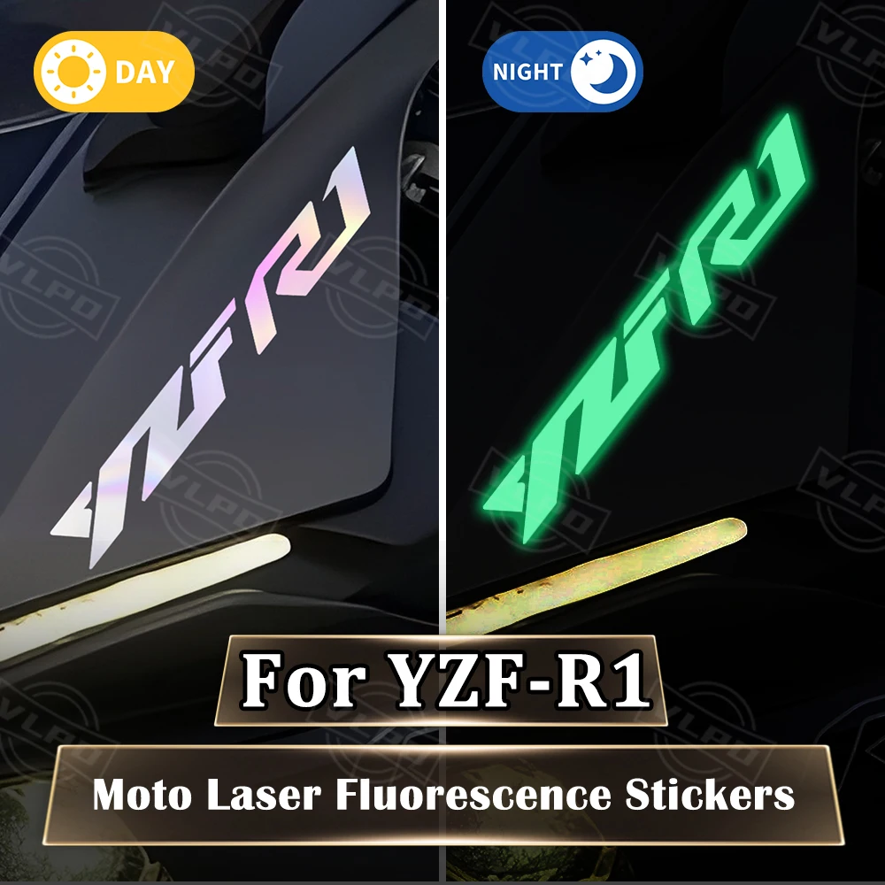 For Yamaha YZF R1 YZFR1 YZF-R1 2003 2004 2005 2006 2007 2008 2009-2025 Accessories Motorcycle Laser Stickers Waterproof Decals