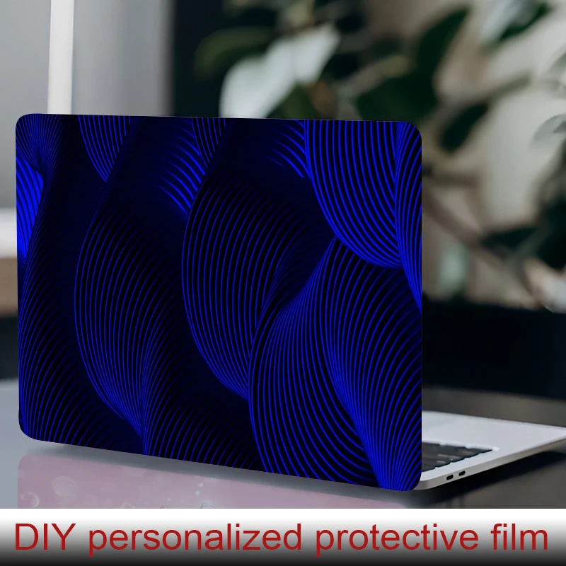 

2 laptop stickers Honeycomb Pattern Protective film, DIY scratch resistant sticker