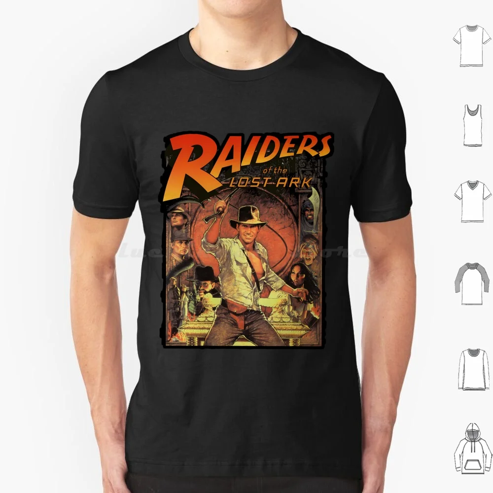 Camiseta Vintage de los Raiders, de algodón, para hombre y mujer, con estampado DIY, Indiana Jones, Indiana Jones y el Dial del Destino, el Dial del Destino