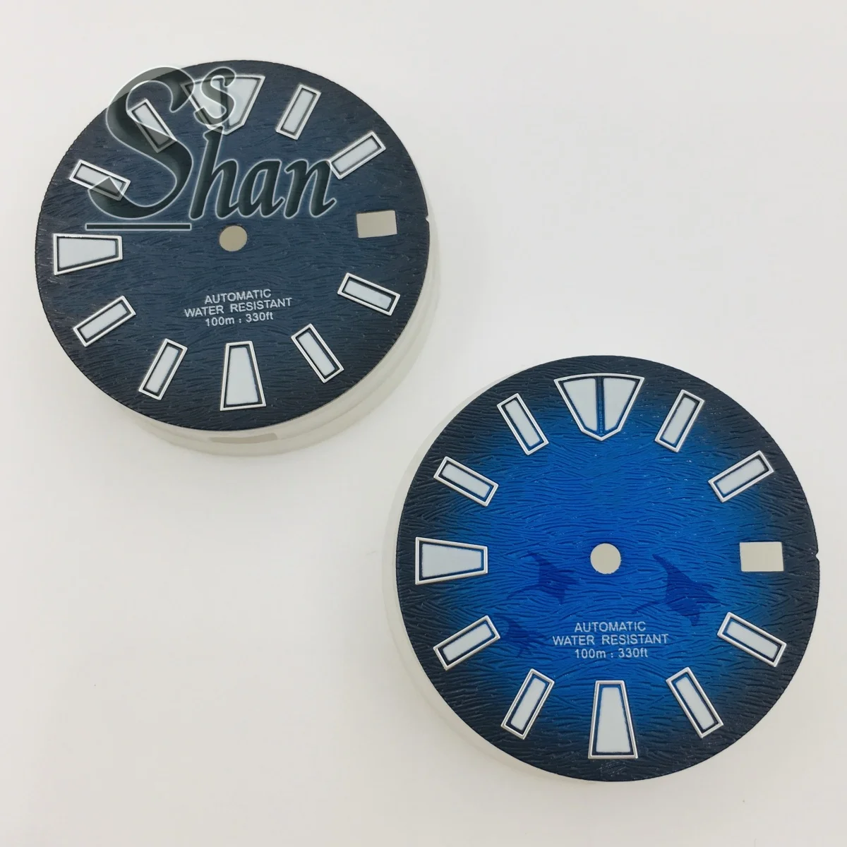 قرص التقويم الدائم مقاس 29 مم باللون الأخضر والمضيء مناسب لحركات NH35 وNH36