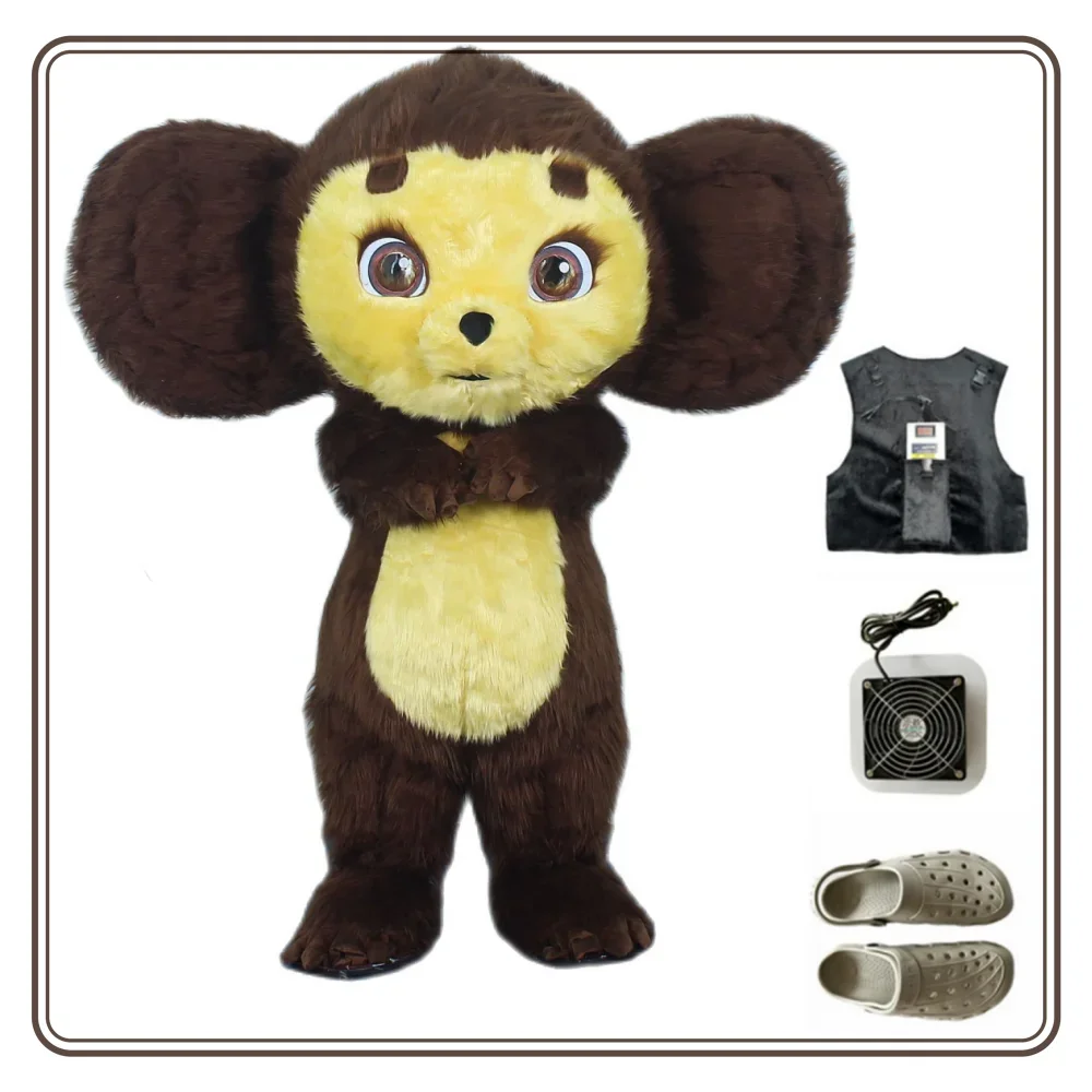 

Customizable Cheburashka Inflatable Mascot Costume Adult Cosplay Big-Eared Monkey Mascot Cosplay Cartoon Character Cheburashka