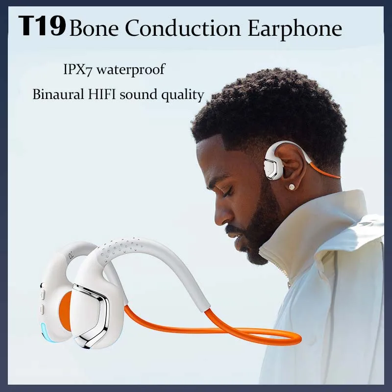 Bone Conduction Headphones Bluetooth 5.3 Wireless Earphones  Waterproof Sports Headset  for Workouts Running