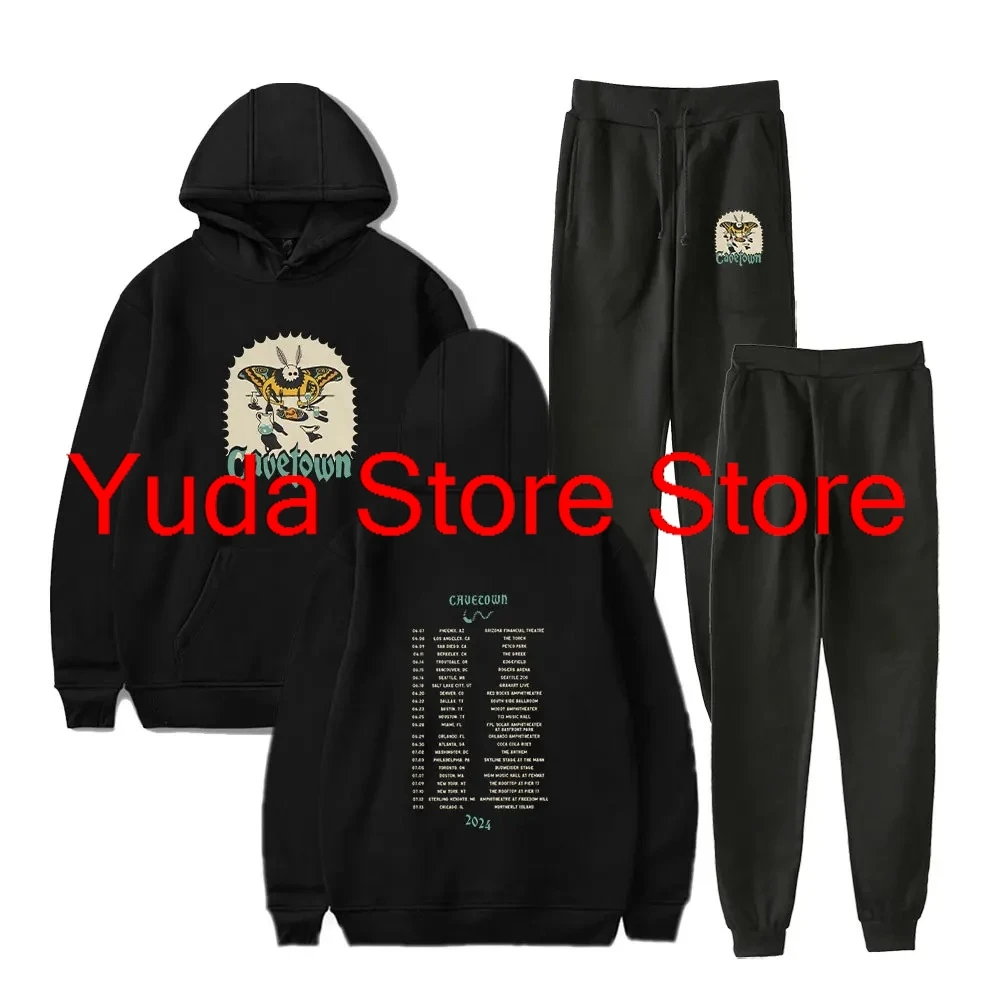 

Cavetown Merch Hoodie Must-Have Sports Two Piece Women Men's Suit Loose Hoodie+Pants Sportswear