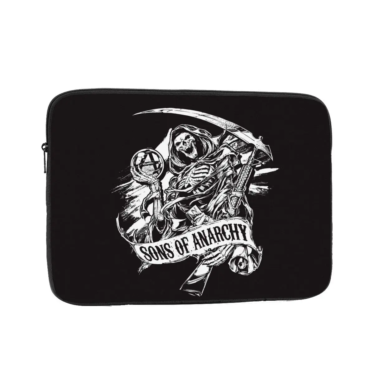 Shockproof Case 10 12 13 15 17 Inch Sons Of Anarchy SOA Laptop Liner Sleeve the Death Fear the Reaper Notebook Sleeve Cover Bag