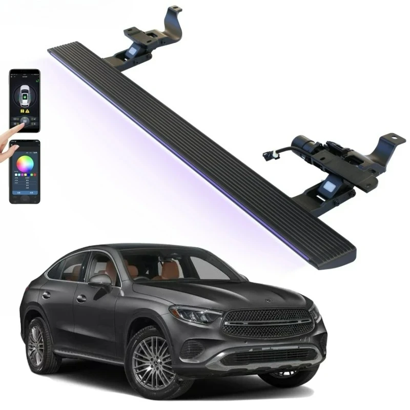 

Exclusive Production of Electric Telescopic Side Steps with LED Lights ForMercedes Benz GLC Class X253 200 250 300