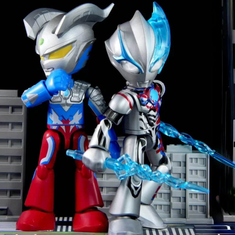 BLOKEES Ultraman Assembling Building Blocks Magic Edition Zero Tiga Blazar Mobile Model Collection Ornaments Toys Gifts
