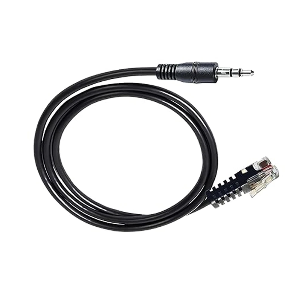 For Fanatec Handbrake 3.5mm Stereo Jack to RJ12 Cable for Connecting Clubsport Wheel Bases/Racing Wheels