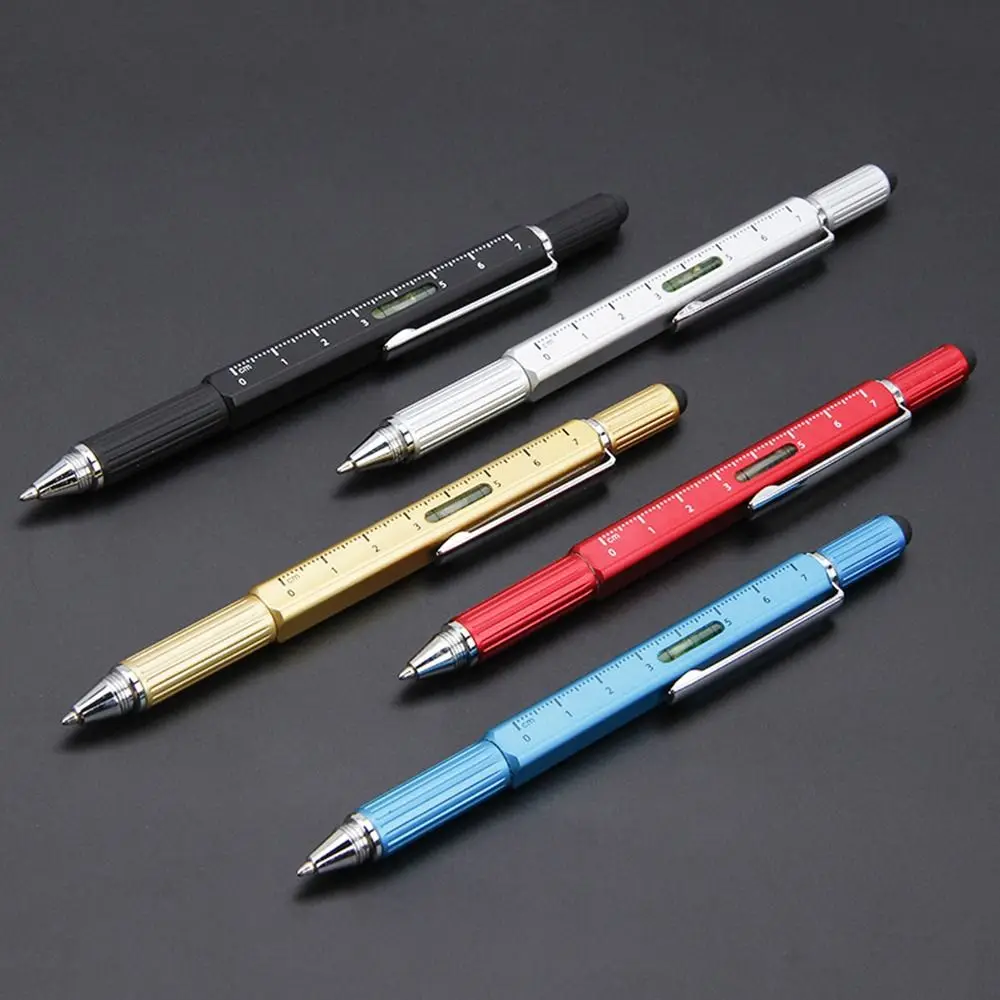 With Measure Technical Ruler Multi-function Tool Pen With Screwdriver Ballpoint Pen Portable Stylus Pen for Home Office